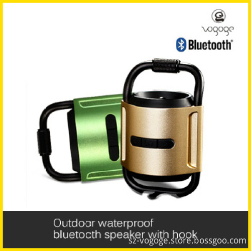 easy control portable speaker classic style waterproof hook climber bluetooth speaker